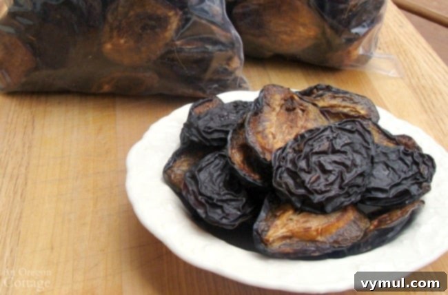 Mastering August: Seasonal Recipes, Expert Tips and Your Printable Planner 11 Instructions on how to dry plums, showcasing the simple process for making delicious dried fruit.