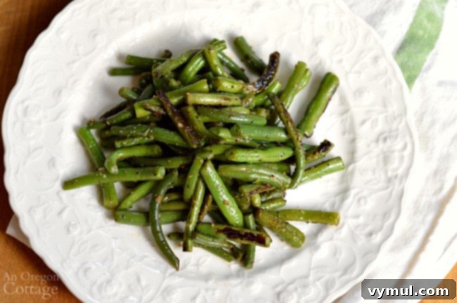 Mastering August: Seasonal Recipes, Expert Tips and Your Printable Planner 7 Flavorful spicy garlic green beans, perfectly cooked with a slight char.