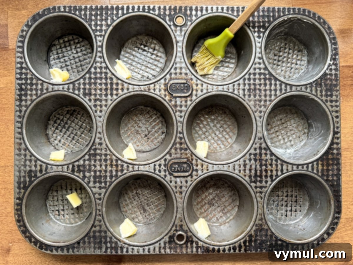 Luscious Lemon Cupcakes with a Sweet Glaze Drizzle 4 buttering muffin tin tip