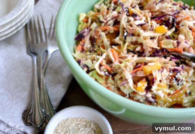 Speedy Spicy Asian Slaw 3 Spicy Asian Slaw makes a refreshing, easy salad
