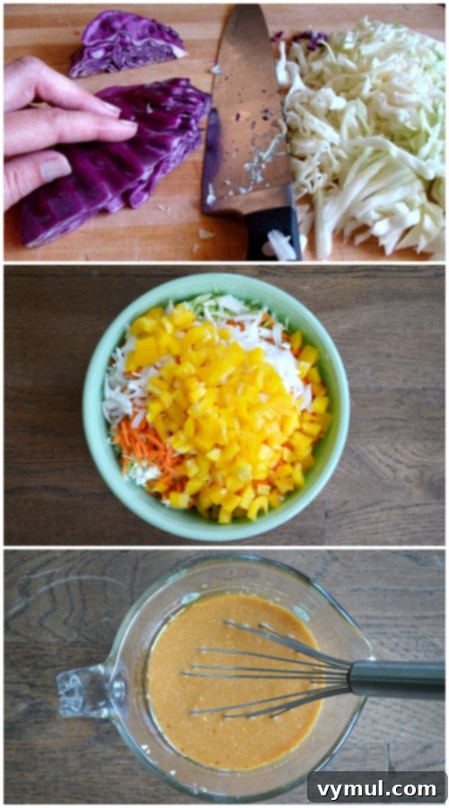 Speedy Spicy Asian Slaw 4 Making Spicy Asian Slaw-salad