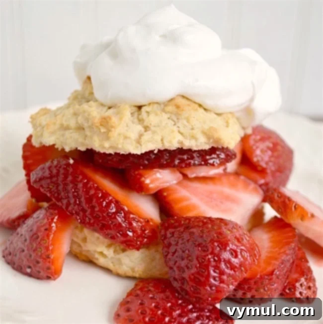 Strawberry Shortcake with perfect crunchy biscuits