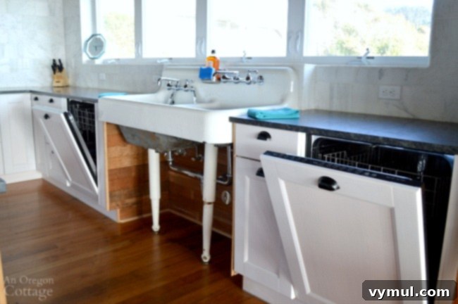 Manzanita Magic: A Reed House Retreat 14 The Reed House Kitchen vintage sink