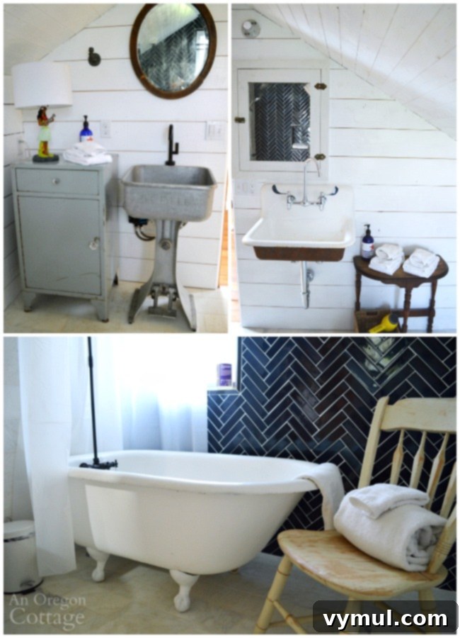 Manzanita Magic: A Reed House Retreat 19 Vintage Style baths at The Reed House