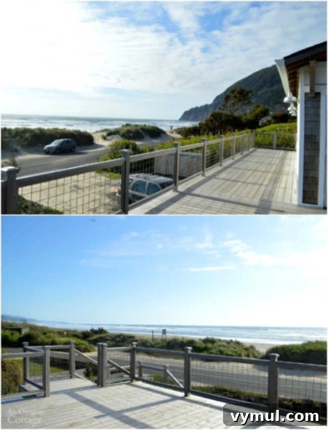 Manzanita Magic: A Reed House Retreat 4 View from the deck at the Reed House at Manzanita Oregon
