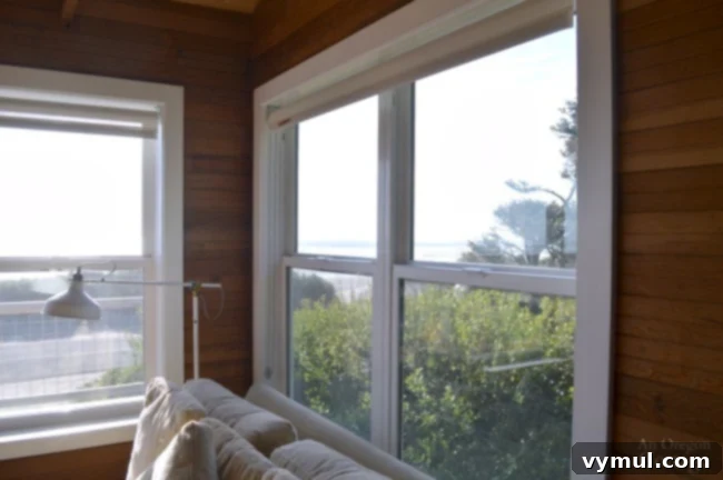Manzanita Magic: A Reed House Retreat 7 Original beadboard-corner window views at The Reed House