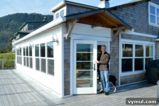 Manzanita Magic: A Reed House Retreat 10 The Reed House outside French doors