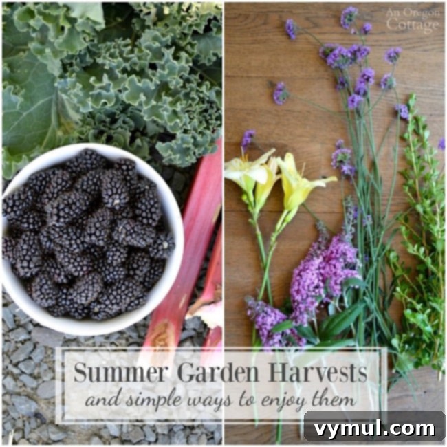 From Plot to Plate: Savoring Summer's Yield 2 Summer Garden Harvests