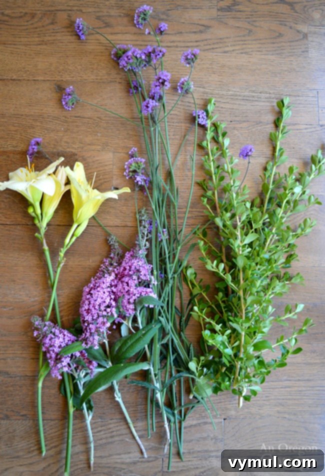 From Plot to Plate: Savoring Summer's Yield 3 July Backyard flower harvest