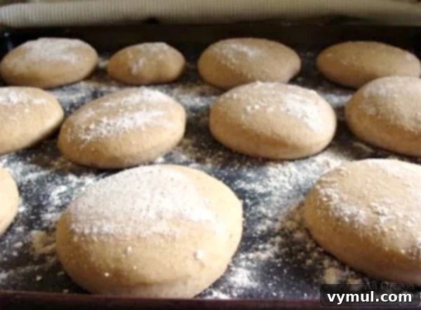 Making Whole Wheat Sourdough English Muffins step 6