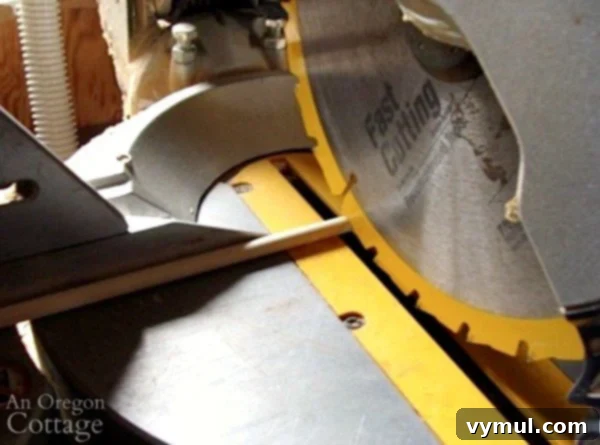 Craft Your Own Canvas Log Carrier 15 cutting dowel for log carrier