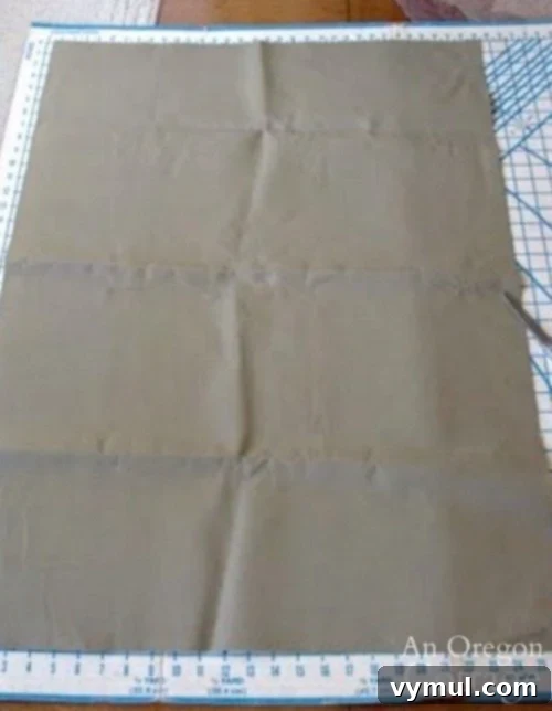 Craft Your Own Canvas Log Carrier 4 Cut canvas for log carrier