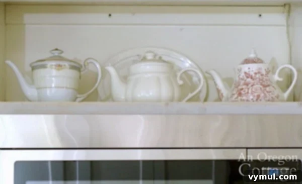 retrofit cabinet for microwave-upper cabinet before beadboard cover