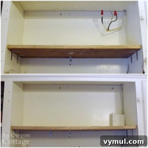 retrofit cabinet for microwave step 4-5-electrical