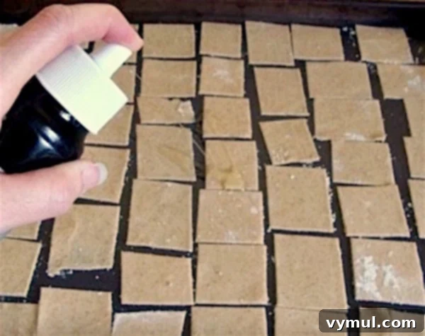 Sourdough Whole Wheat Crackers step 10