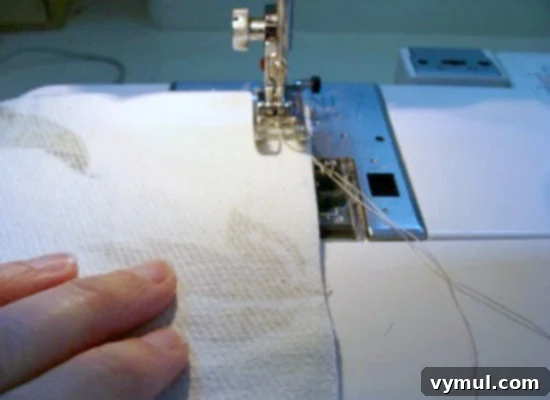 DIY Flaxseed Pillow Warmers-sewing end seam