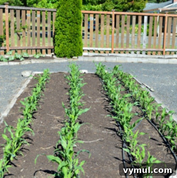 Mastering Corn: From Seed to Supper and Beyond 3 Corn at 4 weeks old