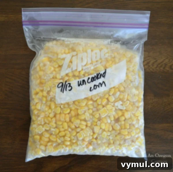 Mastering Corn: From Seed to Supper and Beyond 7 Frozen Unblached Corn Kernels - An Oregon Cottage