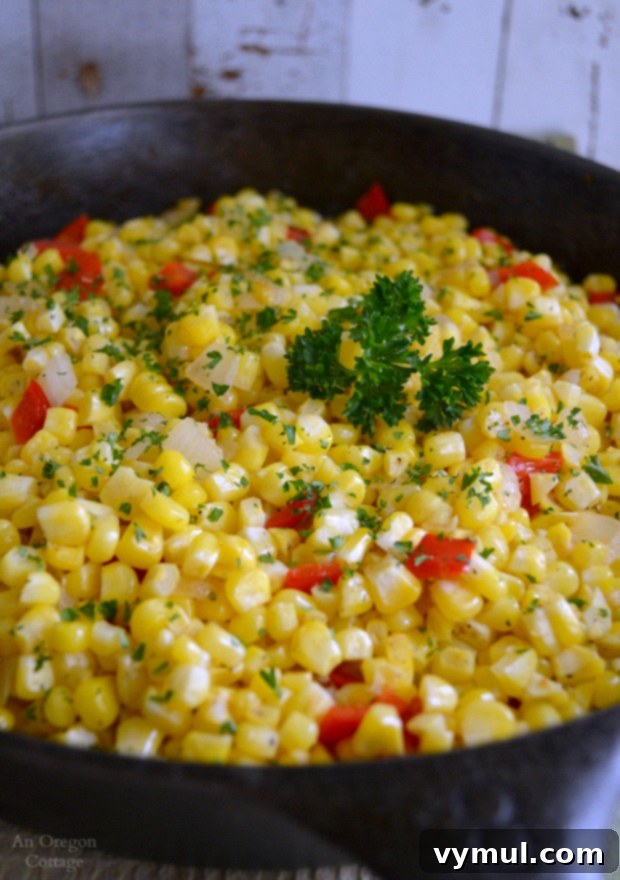 Mastering Corn: From Seed to Supper and Beyond 8 Quick and Easy Corn Red Pepper and Onion Sauté - An Oregon Cottage