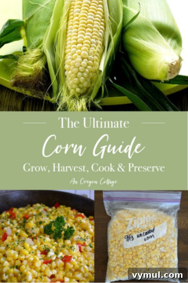Mastering Corn: From Seed to Supper and Beyond 10 Ultimate corn guide pin image