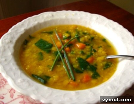 The 7-Ingredient Solution: 9 Easy Whole Food Soups, Stews, and Slow Cooker Dishes 9 Fast & easy curried red lentil soup, healthy and filling meatless meal