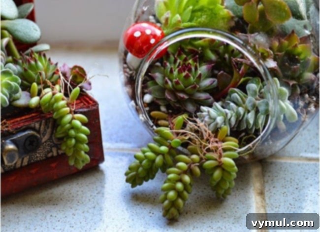 Thoughtful Handcrafted Presents for All Seasons 24 Succulent-Terrarium-Planter-via-Lovely-Greens