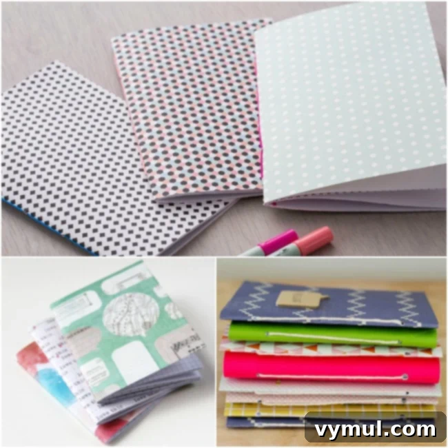 Thoughtful Handcrafted Presents for All Seasons 32 DIY Notebooks