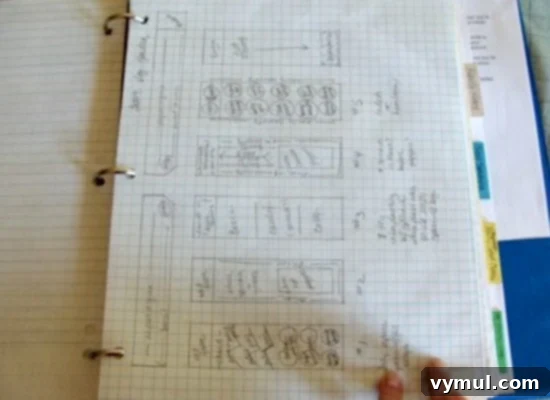 Streamline Your Garden Paperwork With a Free Organizing Notebook 6 Organizing garden paperwork-yearly vegetable plan page