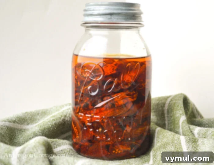 5-Minute, 5-Ingredient Sun-Dried Tomato Vinaigrette 3 dried tomatoes in oil quart jar