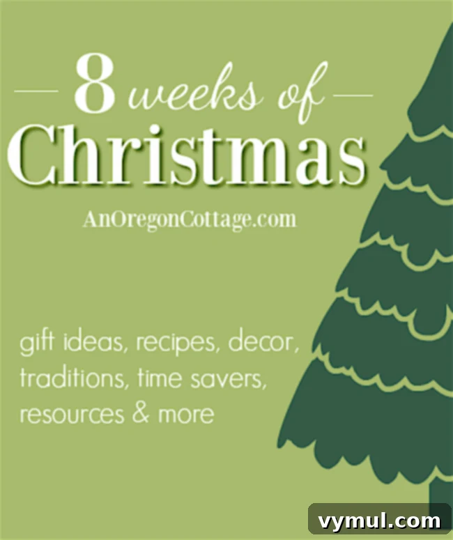 8 Weeks of Christmas Ideas pin image
