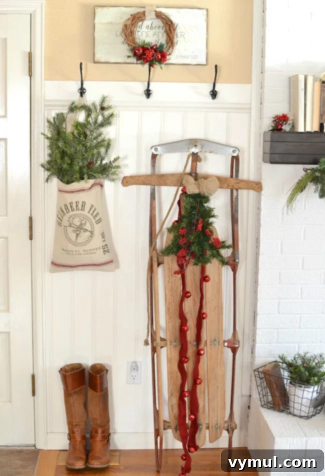 vintage-christmas-sled-decor-via-little-vintage-nest