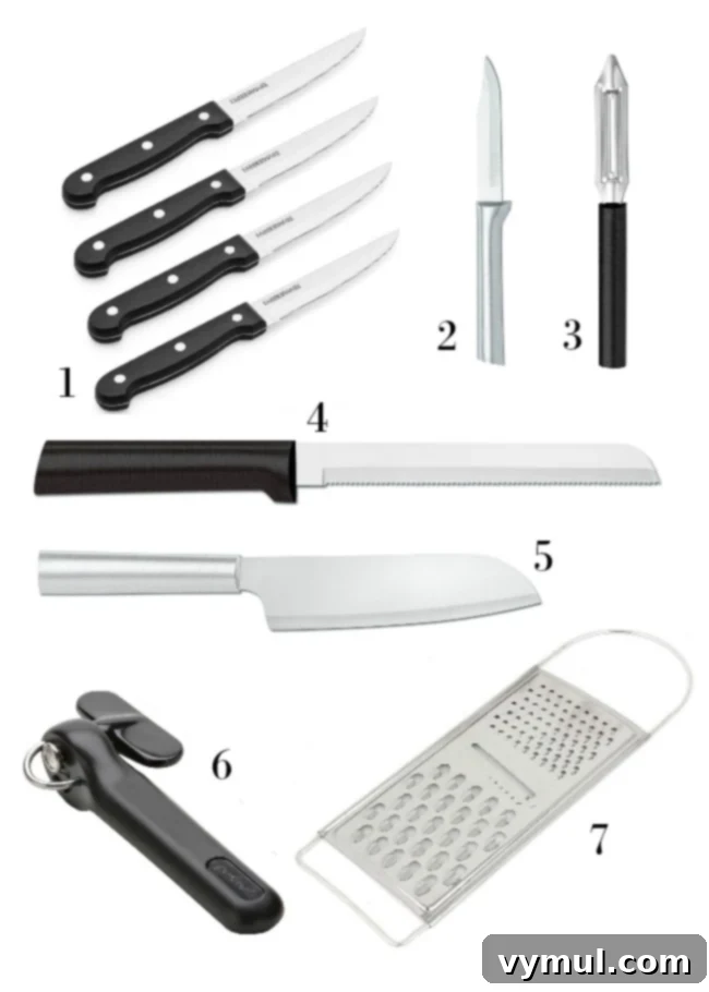 Healthy Kitchen Essentials: 18 Must Have Tools and 7 Bonus Gadgets 3 Essential knives and cutting gadgets for the healthy kitchen