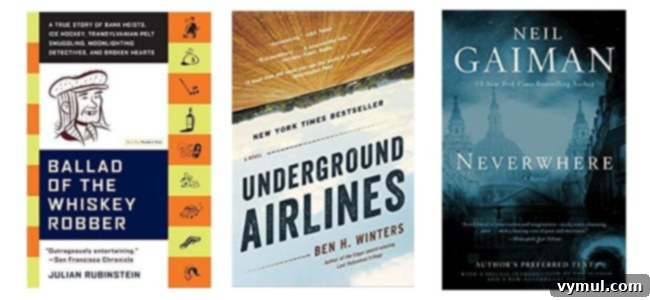 The Modern Man's Gift Guide: Curated Essentials He'll Love 3 A selection of recommended books for men, covering true crime, alternate history, and fantasy genres.