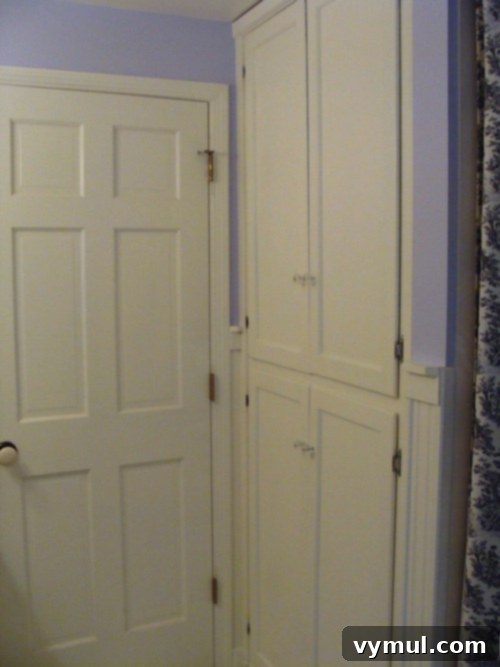 Master Bathroom Remodel Episode Six 7 Main Bath Remodel after - Linen Cabinet_An Oregon Cottage