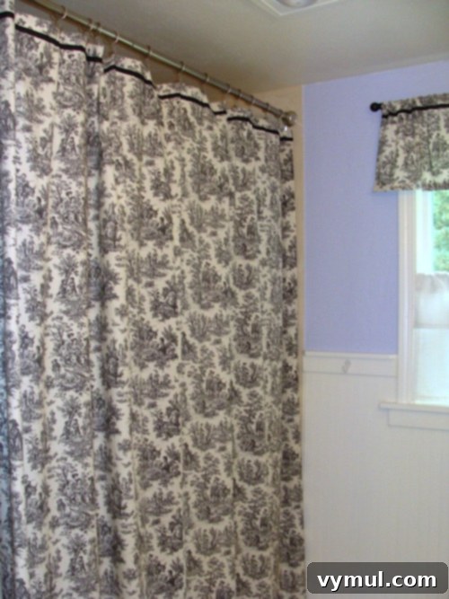 Master Bathroom Remodel Episode Six 8 Main Bath Remodel - Shower Curtain_An Oregon Cottage