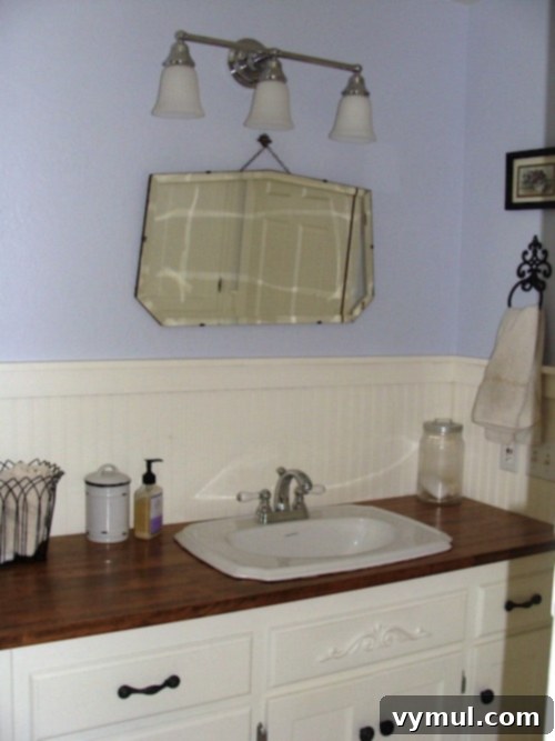 Master Bathroom Remodel Episode Six 9 Main Bath remodel - vanity and mirror_An Oregon Cottage