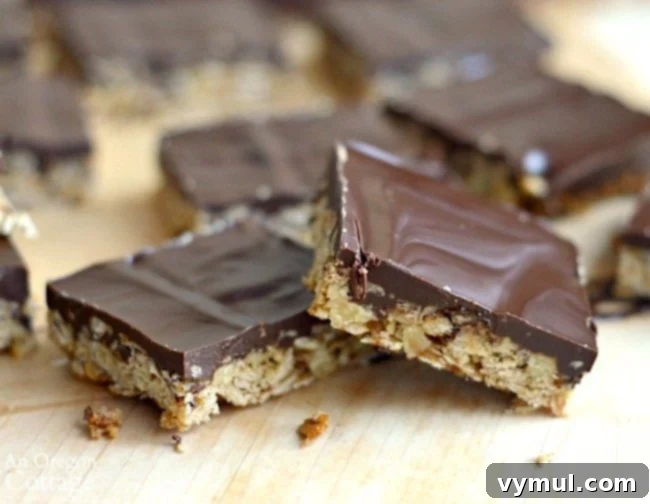 Chocolate Topped Oatmeal Bars