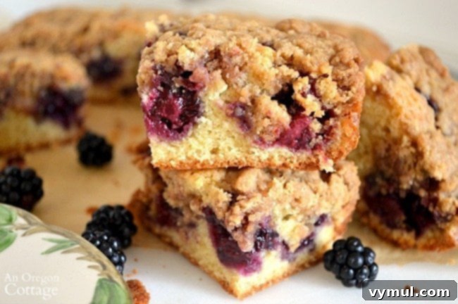 Whole Wheat Blackberry Crumb Bars