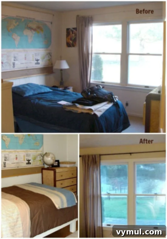 Teen Bedroom Glow Up 3 Teen Bedroom Makeover Before-After.l - An Oregon Cottage