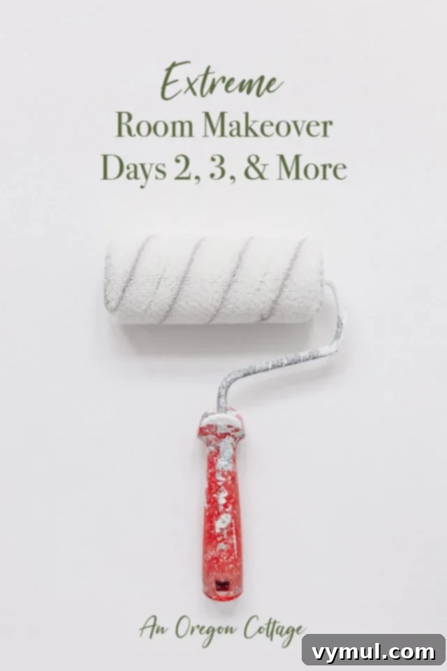 Extreme room makeover: days 2, 3, and more