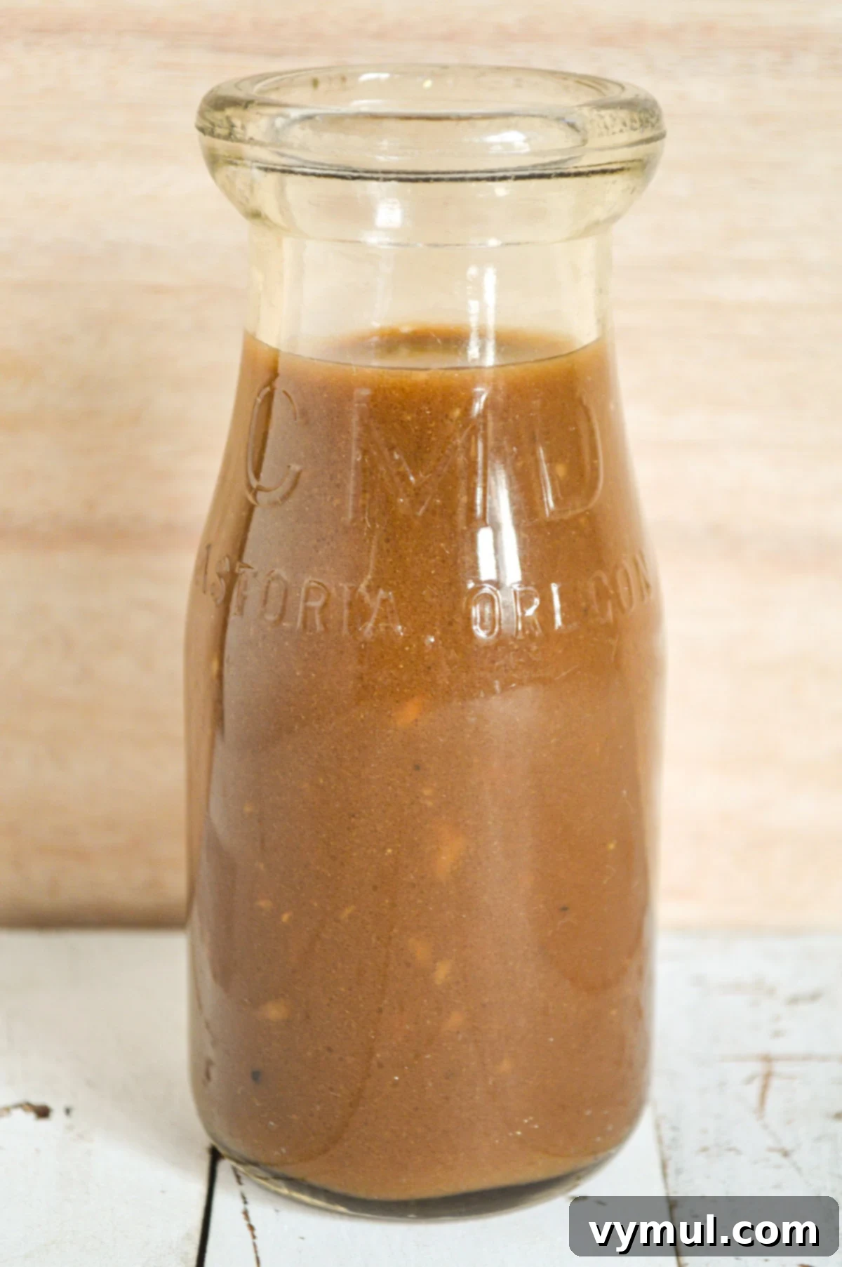 One Easy Vinaigrette Recipe Infinite Flavor Options 6 Balsamic vinaigrette salad dressing in a glass bottle