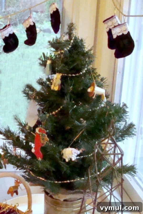 Family Christmas Advent Stockings Ornaments and Tree 6 Christmas advent stockings and tree