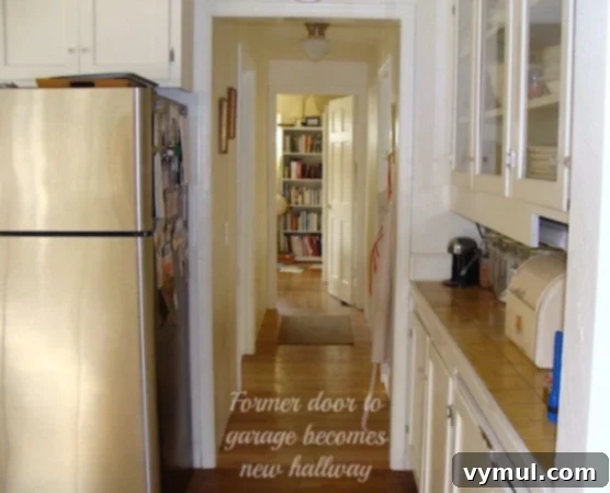 Beyond Parking: Transforming Your Garage into a Productive Office 2 Remodeled Garage Hallway - An Oregon Cottage