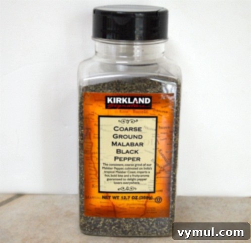 Smart Shopping at Costco: 35 Healthy Kitchen Essentials and Meal Ideas 4 Costco Must-Buy Items | black pepper