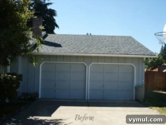 Our Garage Becomes a Dream Laundry & Mudroom 2 Before Garage Conversion - Typical Ranch-Style Attached Garage