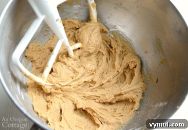 Chocolate Peanut Butter Swirl Bliss 5 Peanut Butter Swirl Bars dough mixed in a bowl, ready for baking