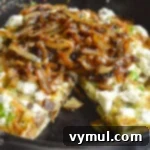 Sweet and Savory Potato and Caramelized Onion Frittata 9 potato caramelized onion frittata close