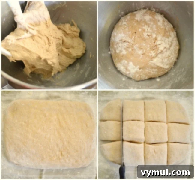 Quick and Tender Homemade Hamburger Buns or Breadsticks 4 Making quick and tender hamburger buns