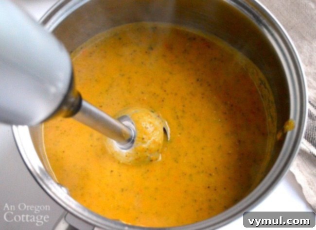 From Freezer to Flavor: Lemon Garlic Roasted Veggies & Comfort Soup 7 Blending Lemon Garlic Roasted Vegetable Soup