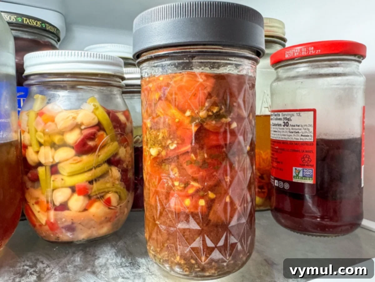 Easy Canned Tomato Bruschetta Summer Captured 11 extra jar of tomato bruschetta in refrigerator